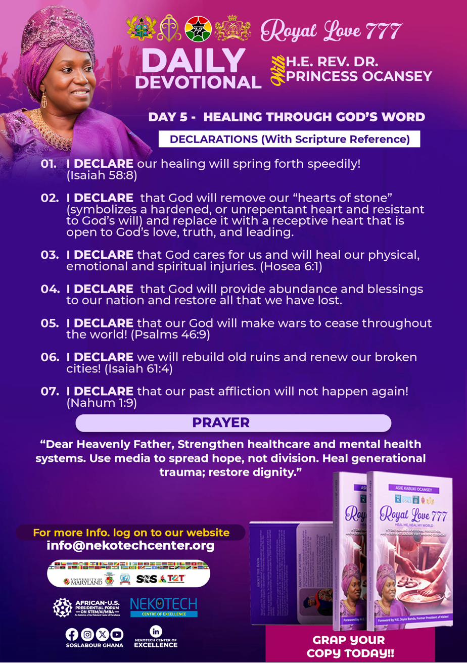 Day 5 — Healing Through God's Word